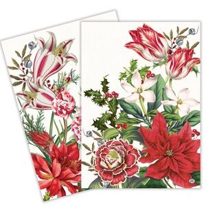 Michel Design Works Christmas Bouquet Kitchen Towel Set of 2-NWT